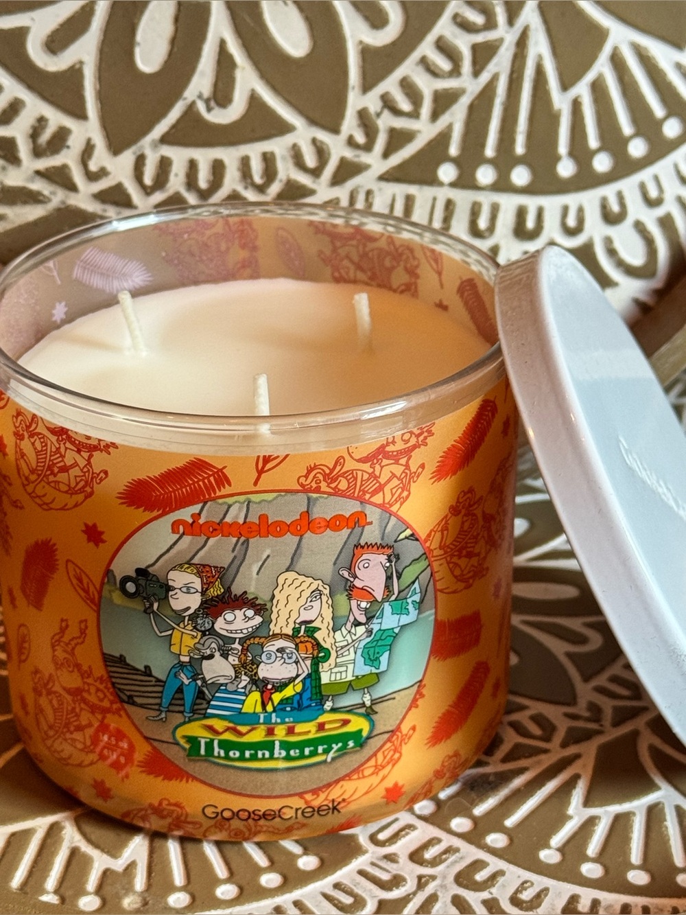 NEW The Wild Thornberry's Nickelodeon 3-Wick Candle by Goose Creek